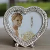 3" 7" 6 Inch Wedding Photo Frame Shiny Silver Metal Picture Framework Mirror love Heart shape circle square rectangle