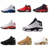 Chaussures Nike Air Jordan Retro13 13s basket-ball hommes chaussures nike sneakers Phantom Hyper Royal Italie Blue Bordeaux Flints Chicago Bred  DMP Wheat Olive Ivory hommes taille