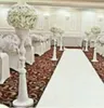 110cm Tall wholesale white metal aisle stands weddings/pillars/ wedding crystal walkway flower stand for wedding decoration