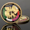 God God Challenge Coin Coin Prayermemorative Coinの鎧全体を着用する