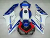 Hat Försäljning Fairings för Honda CBR1000RR 2004 2005 Blue White Red Injection Mold Fairing Kit CBR 1000 RR 04 05 GS14