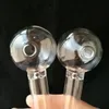 Super Bubble Pipe En Verre Transparent Bongs En Gros Tuyaux De Brûleur À Huile Conduites D'eau Pipe En Verre Plates-formes Pétrolières Fumer