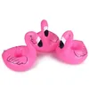 Wholesale Flamingo Inflatable Drink Holders Floating Toy Pool Party Bath drinking cup Seat Boat Kids Inflatable Float toys Water Fun