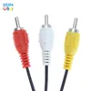 18m 6FT AV TV RCA Video Cord Cable For Game cubefor SNES GameCubefor Nintendo for N64 64 Game Cable3669613