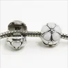 Fit Sterling Silver Pandora سحر سحر سدادة حفر حفرة كبيرة مقطع الأقفال تناسب السحر الأوروبي Biagi المجوهرات DIY