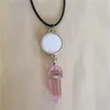 sublimatie ketting hanger voor vrouwen zes hoek pijler ketting sendant hot transfer sieraden aanpasbare benodigdheden 10 kleuren