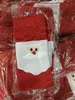 Santa Claus Gift Bags Christmas Decorations Red Wine Bottle Cover Bags Santa Champagne wine Bag Xmas Gift 31*13cm WX9-41