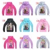 4-12Y Baby Girl Hoodies Jojo Siwa девушки с капюшоном с капюшоном вскользь мультфильм толстовки топы повседневная одежда 12 дизайнов Kka5613