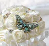 Champagne everlasting Angel bride and Flower Rose Butterfly