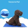 Summer Canvas Ice Pad Pet Dog Kitty Cooling Bed Ice Cushion Blue Ice Cool Pad pet soft safety Pad cooling Cats/Dogs mat