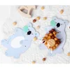 Cookie Packaging Cute Candy Rabbit Bear Fox Cartoon Plastic Bags For Biscuits Snack Baking Package With Card Head