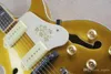 ES295 Jazz Angled Semihollow Electric Guitar Double P90 Pickup är Bright Gold8949882