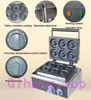 Qihang_top 110V / 220V Electric Six Piece Donuts Vaffel Maker Non-stick Automatisk Donut Donut Making Machine Pris