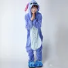 Nowa Jesień Zima Para Z Długim Rękawem Flannel Fleece Cute Pig Piżamy Cartoon Zwierzęta Dres Mężczyźni Kobiety Cosplay Costume Kigurumi Loungewear