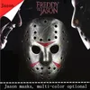 Nero-Rosso Jason Mask Cosplay Full Face Killer Mask Jason vs Friday Horror Hockey Costume di Halloween Maschera spaventosa spedizione gratuita