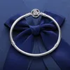 925 Sterling Silver BRACELET bloom flower enamel Clasp for Jewelry Charm Bracelet Original box Women Wedding Bracelets8671392