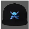 Boné de beisebol luminoso de uma peça MonkeyLuffy para homens e mulheres ajustável hip-hop snapback ha5676763