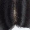 25X5 naturel noir Remy cheveux humains Topper pour les femmes partie pince en toupet vrais cheveux humains Remy Toupee1409185