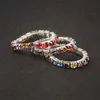 Super cheap Fashion single row crystal ring rhinestone elastic wedding ring9356588