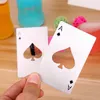 Poker Speelkaart Flesopener Roestvrij Staal Bier Openers Bar Gereedschap Creditcard Opener Geschenken Keuken Gereedschap LX3323