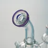 12 Recycler Tube Glass Bongs Vortex Recycler Oil Rigs 9 tum Höjd Super Cyclone DAB Rigvattenrör med 14mm kvinnlig skål XL137