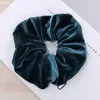 Girl Women's big winter velvet hair Scrunchies Tie Accessories Ponytail Holder scrunchy Hair bands basic hair loop headwear 100pcs FJ3350