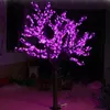 인공 벚꽃 나무 빛 크리스마스 빛 1248PCS LED 전구 2M / 6.5FT 높이 110 / 220VAC 방수 야외 사용