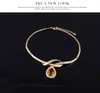 Dubaï 18k Pendant Gold Amber Crystal Collier Fashion Fashion African Diamond Wedding Bridal Bijoux Collier Bracelet Earri279L