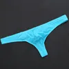 5 Pz lotto Mens Ice Silk Micro Pene Pouch Perizoma G Stringhe Vita bassa Uomo Sexy Bikini Tangas T Back Mutandine Maschili Gay Biancheria intima Linge7527037