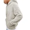 Sudadera con capucha cálida de invierno para hombre Sudaderas con capucha sueltas informales Hip Hop Negro Gris Verde Sudaderas con capucha de manga larga para hombre Sudaderas de diseñador