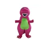 2019 haute qualité Profession Barney Dinosaur Costumes De Mascotte Halloween Dessin Animé Taille Adulte Fantaisie Dress2803