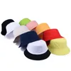 Sale Unisex Bucket Hat Panama Women Simple Style Solid Color Sun Men And Summer Hats Scot22