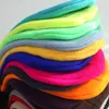 Mode stickade neon kvinnor beanie tjejer höst casual cap kvinnors varma vinter hattar unisex berets gratis skepp