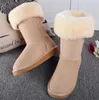 Nuevas botas de nieve clásicas WGG, botas de invierno de alta calidad para mujer, botines con descuento a la moda, zapatos de muchos colores, talla 5-13