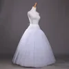 I lager A-Line Long 4 lager Tulle Petticoats 2018 för bröllopsklänning Crinoline Petticoat Underskirt Bridal Tillbehör