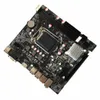 Freeshipping Professional H61 Computadora de escritorio Placa base Placa base LGA 1155 Pin CPU Interfaz Actualización USB2.0 DDR3 1600/1333