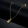 Ожерелье с этническим греческим ключом, кулон, женское мужское золотого цвета, ожерелье с кубическим цирконием для женщин, мужчин, ювелирные изделия, женский мужской подарок7928573