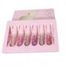 Makeup Lip Gloss Holiday Birthday Lip Gols Edition Kit 6 Colore Matte A impermeabile Collezione