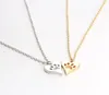 You Left Your Paw Prints on My Heart Necklaces Rescue Dog Cat Silver-Tone Paws Print Necklace Pet Lover Jewelry