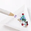 DIY Nail Art Decoration wood Dotting Tools Pencil Pen Picker Manicure tools White Nail Art Dotter