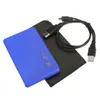 Freeshipping 2,5 "SATA HDD FESTPLATTE HD USB 2.0 SLIM CASE BOX EXTERNER LAUFWERKADAPTER + KABEL