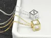 Hot style Boutique necklace three-dimensional love eight hearts eight arrows crystal zircon small square short style necklace fashion classi