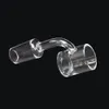 Accessori per fumatori Quartz Banger carb cap 4mm bottom quave flat top Femmina Maschio 45 Secchio da 90 gradi Chiodo senza cupola 10mm 14mm 18mm