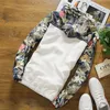 Asstseries Floral Bomber Jacket Men Hip Hop Slim Fit Flowers Pilot Bomber Jacka Coat Mäns Hooded Jackor Plus Storlek 5XL