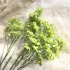 Sztuczne Lateksowe Kwiaty Babysbreath Kwiat Dekoracje Ślubne Home Party DIY Scrapbooking Craft Stamen Office Dekoracji Kwiaty