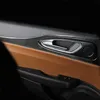 Autocollants en fibre de carbone, 4 pièces, décoration de panneau de porte de voiture, accessoires de porte de voiture, autocollants pour Alfa Romeo Giulia 2017 2018