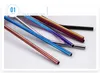 Reusable 304 Stainless Steel Straws 8*215mm Drinking Straw Straight and Bent Bar Accessories Tea Coffee Drinks Tools