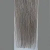 Silver Grey Hair Extensions Taśma w rozszerzeniach włosów ludzkich 12 "14" 16 "18" 20 "22" 24 "26" 100g 40 sztuk / zestaw 7A Szare przedłużanie włosów