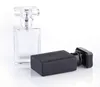 Hot Koop 30ml Clear Black Portable Glass Perfume Spray Flessen Lege Cosmetische Containers met Atomen voor Reiziger