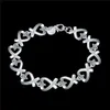 All kelp Bracelet - added brand sterling silver plated bracelet ; New arrival fashion men and women 925 silver bracelet SPB177